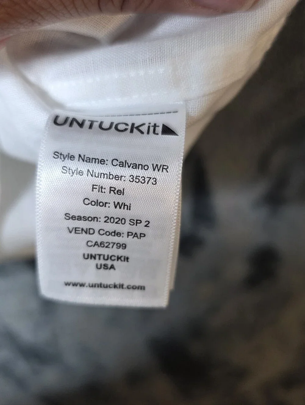 Untuckit Shirt Men Large White Linen Button Up Dress Solid Casual Camp Adult - Picture 6 of 7